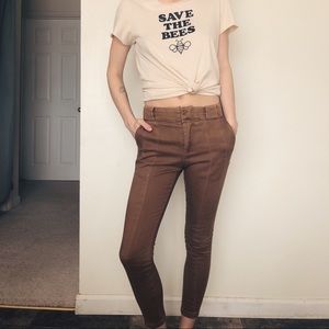 Vintage Style Trouser, Rust